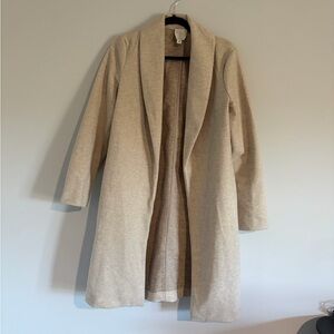 Joie Cream Open-Front Cardigan